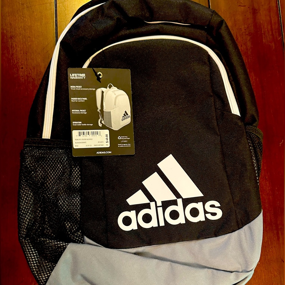 New with tags Adidas Young BTS Creator backpack.